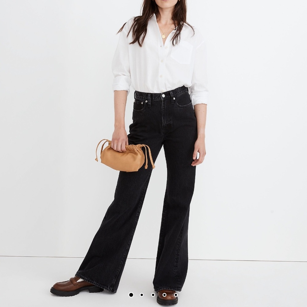 NWT Madewell Baggy Flare Jeans, Size 29